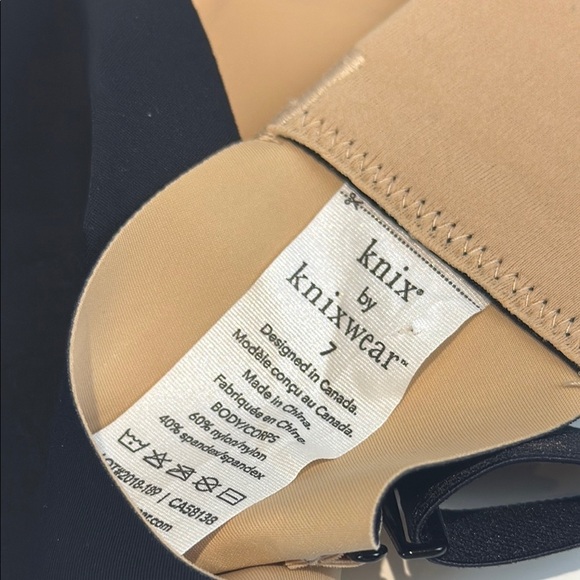 Knix Black Smooth Everyday Evolution Bralette Bra Women's Size 7 - Picture 4 of 4